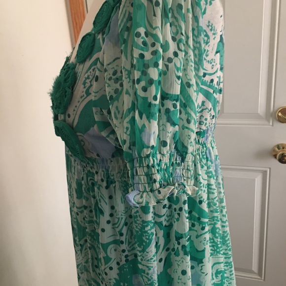 ICE Green and White Dress(10) Modern Jane Austen! - Picture 12 of 13